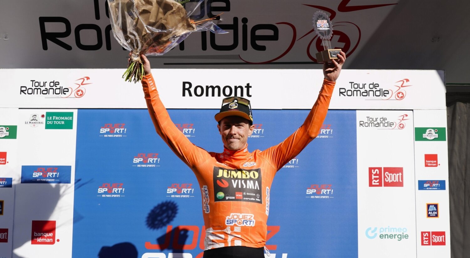 			© Rohan Dennis finished second in the first stage of the Tour de Romandie.
	