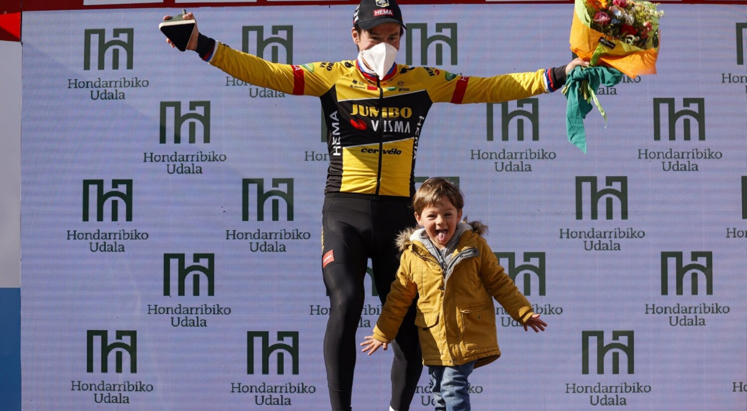 			© Primoz Roglic opened Itzulia Basque Country with time trial win.
	