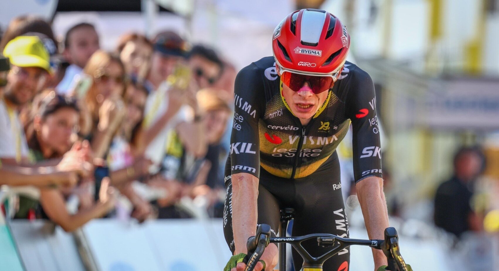 Vingegaard second on Hautacam in twelfth stage Tour de France	