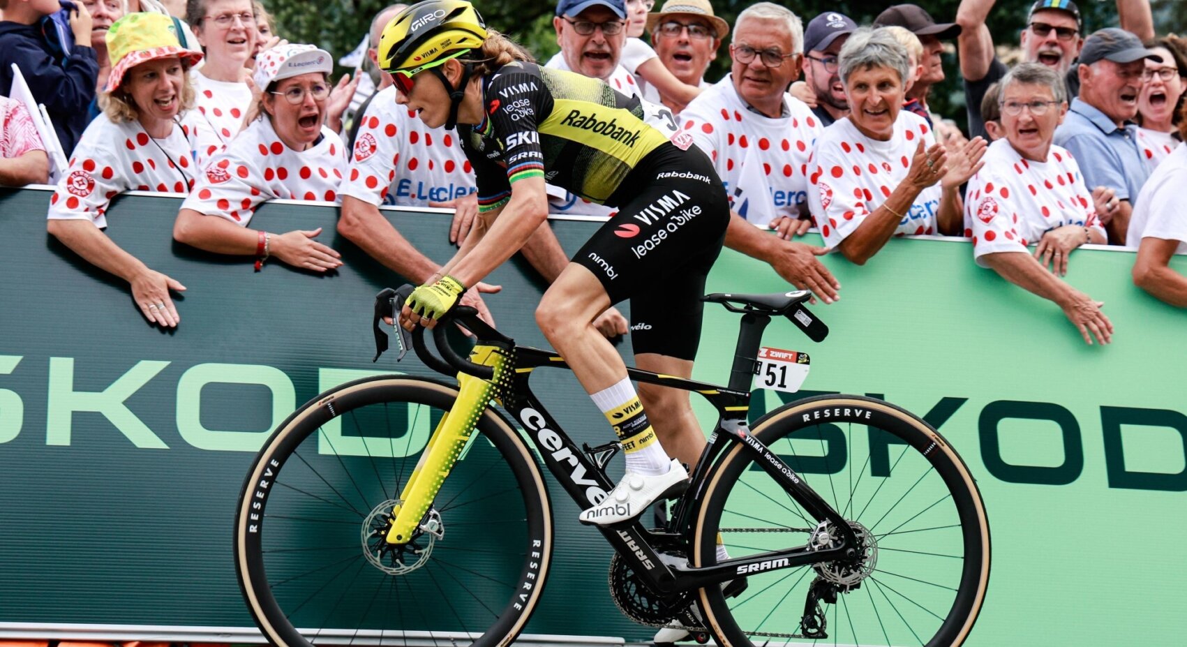 Ferrand-Prévot climbs to second place in GC after strong performance in fifth stage Tour de France Femmes	
