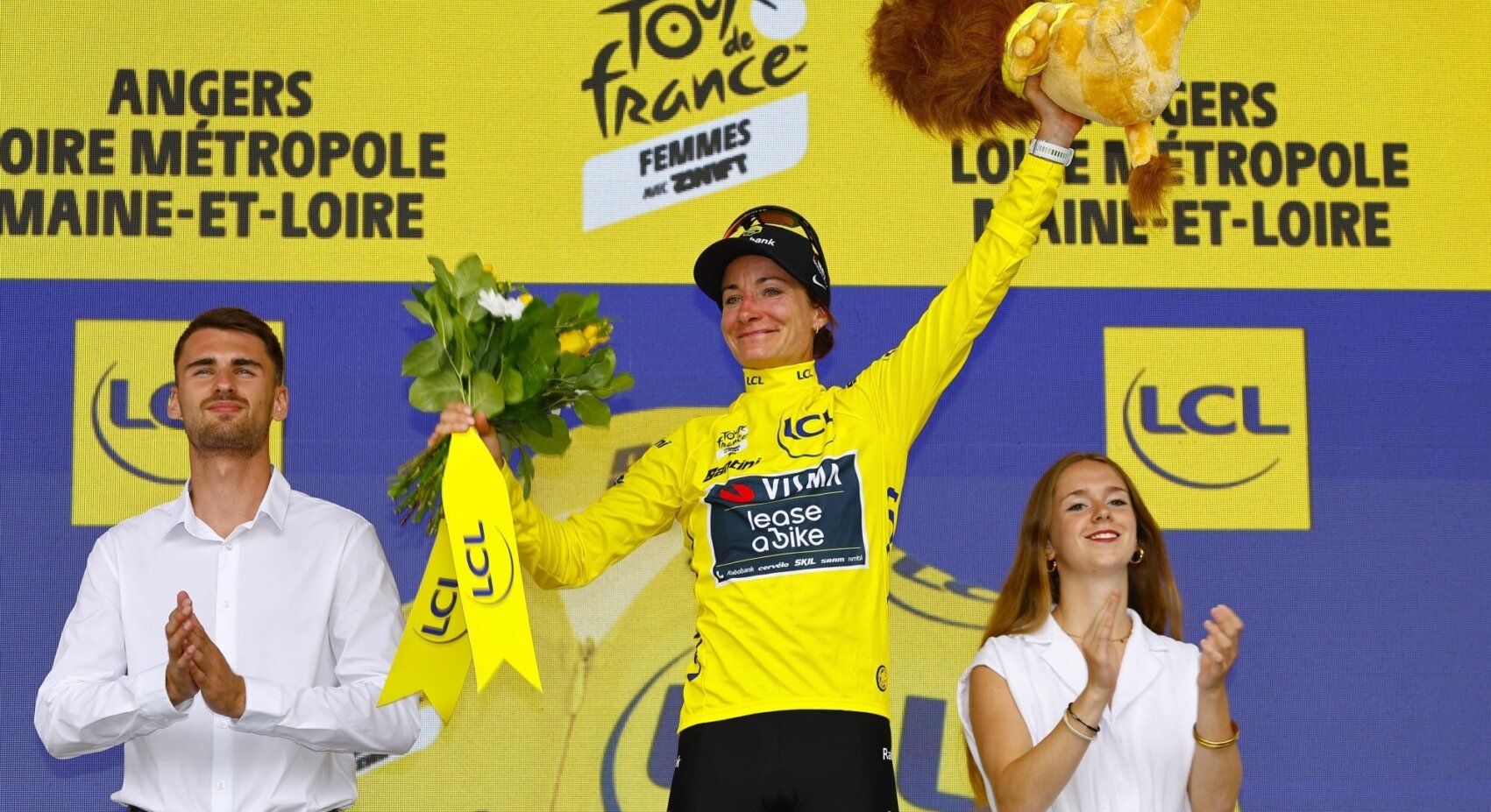Vos reclaims yellow jersey after second place in stage 3 of the Tour de France Femmes	