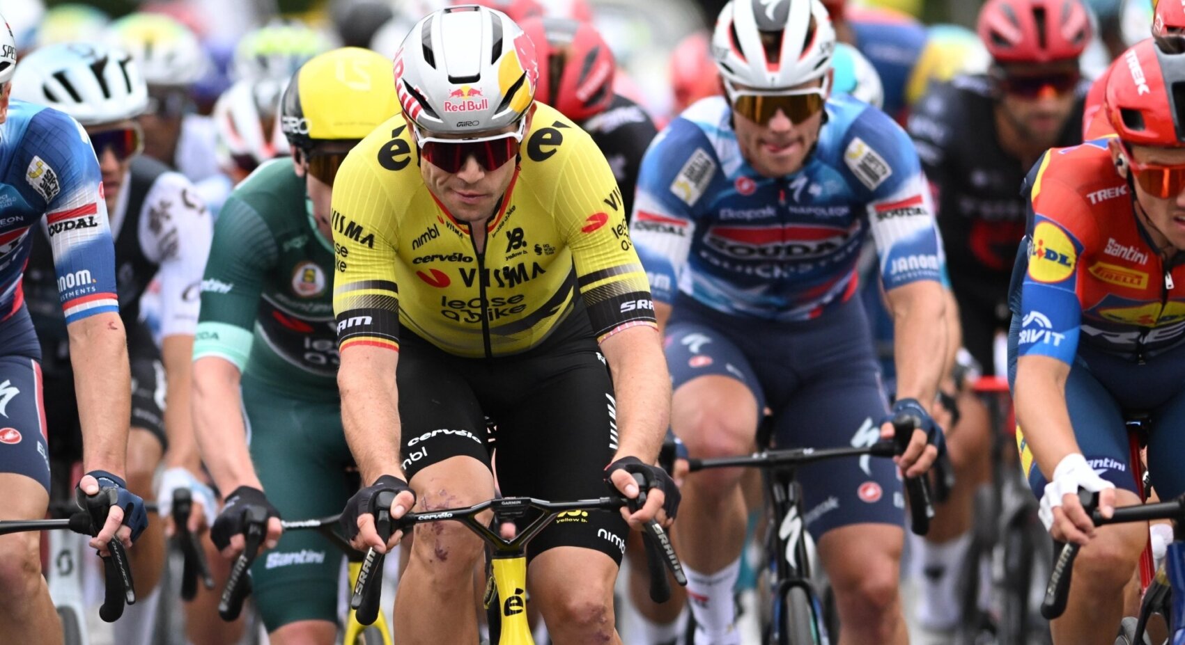 Brennan en Van Aert handhaven zich in top klassement na tweede etappe Deutschland Tour	