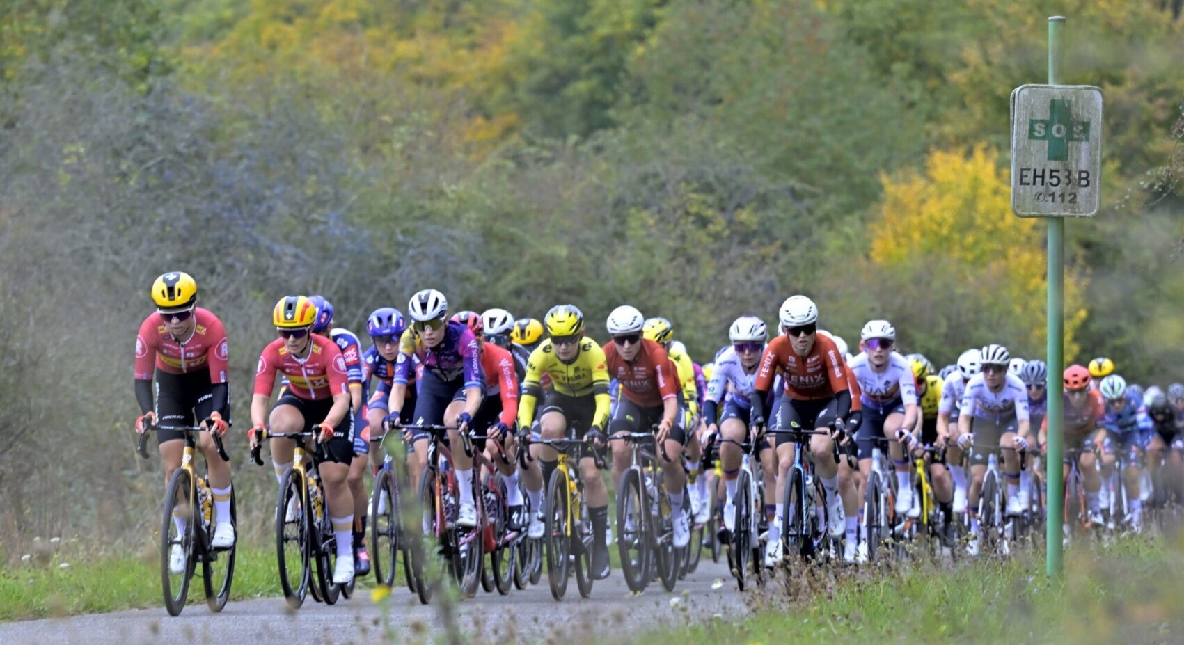 Team Visma | Lease a Bike Women kleurt finale Binche-Chimay-Binche	