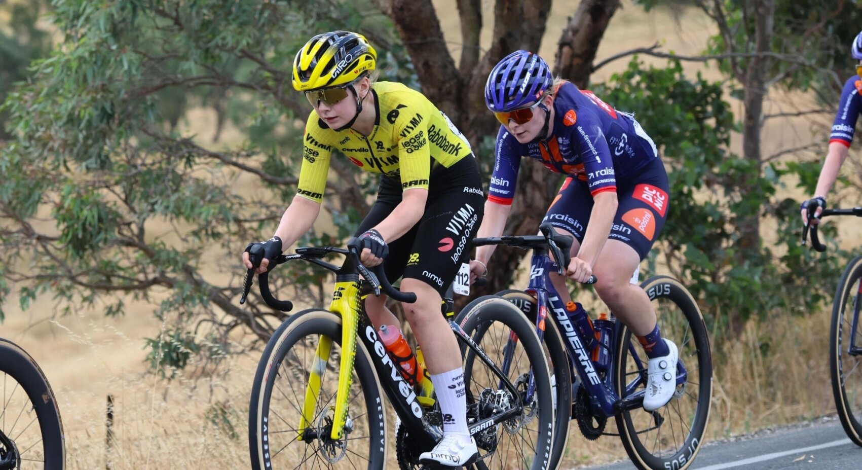 Team Visma | Lease a Bike houdt goed gevoel over aan tweede etappe Tour Down Under	