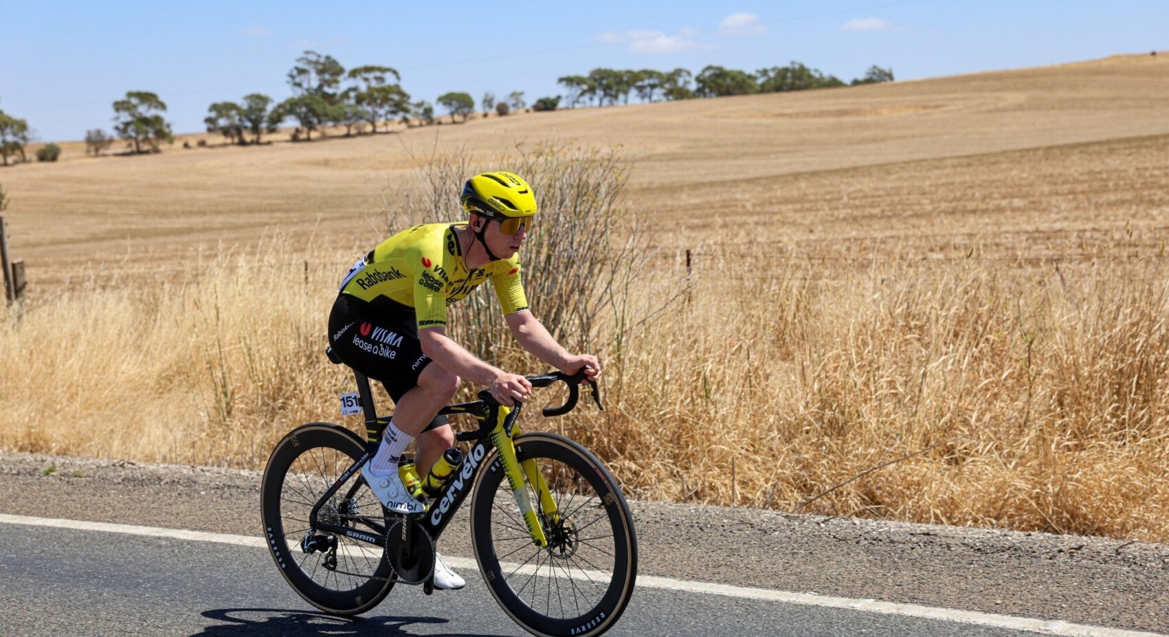 Brennan unable to contest sprint for victory in stage three of Tour Down Under