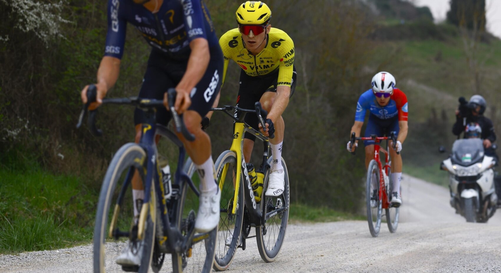 Liveblog: Jorgenson battles to eighth place in Strade Bianche	