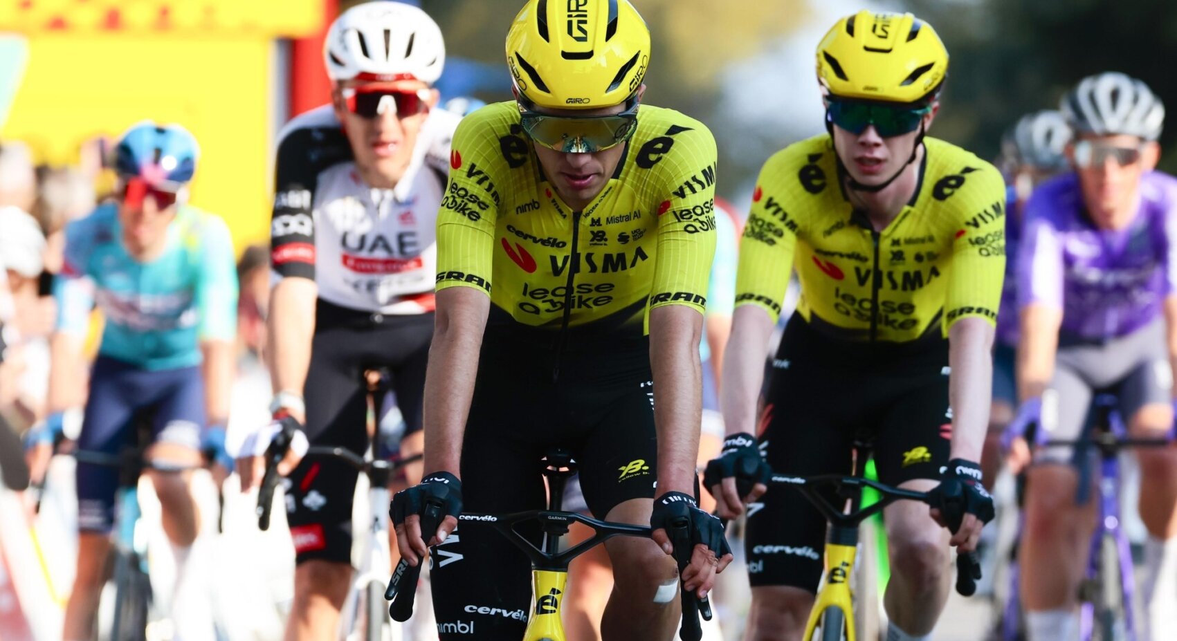 Team Visma | Lease a Bike doorstaat ook tweede etappe Volta a Ciclista Catalunya zonder problemen	