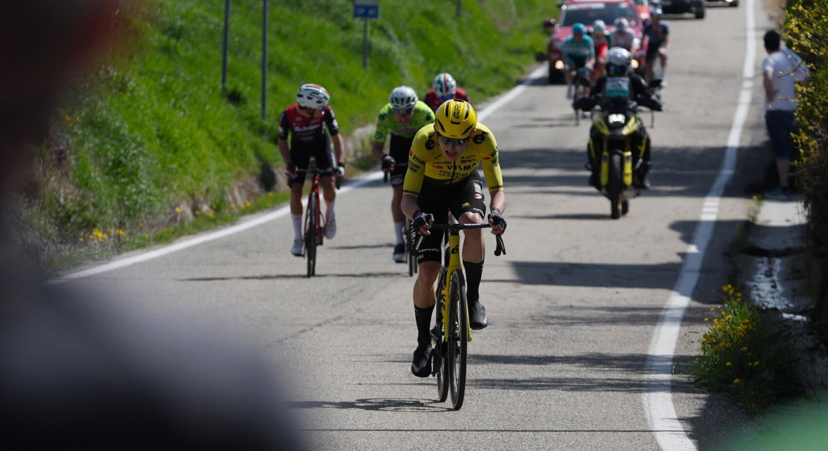 Team Visma | Lease a Bike starts Coppi e Bartali with mountain jersey for Goszczurny	