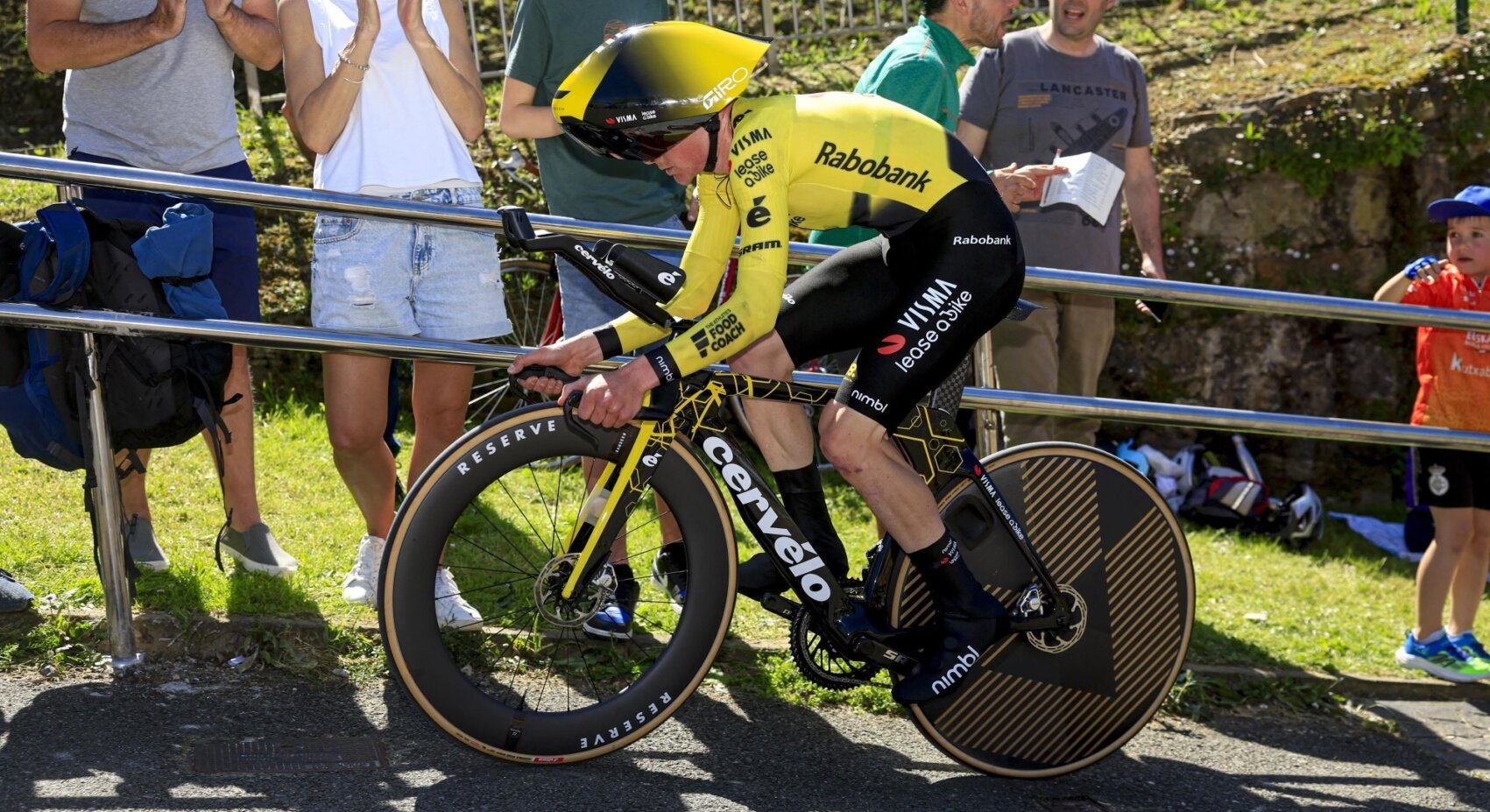 Team Visma | Lease a Bike in good spirits after the opening time trial of Itzulia Basque Country	