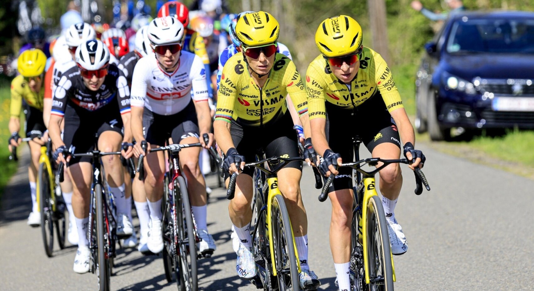 Team Visma | Lease a Bike grijpt naast ereplaats in Luik-Bastenaken-Luik	