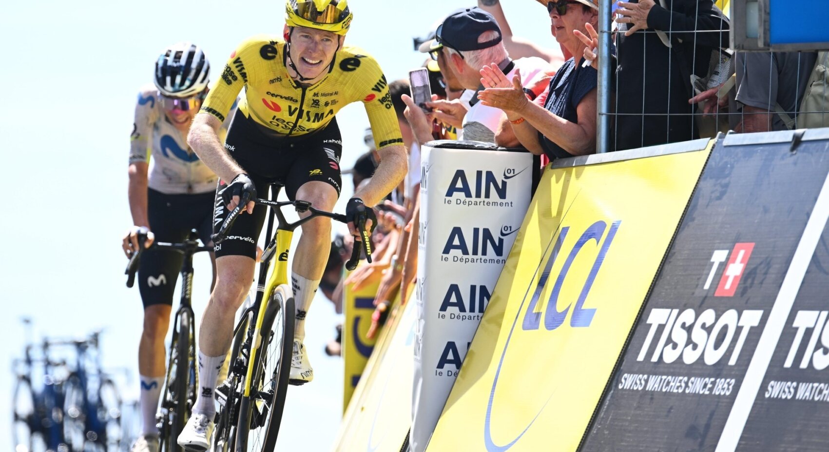 Jorgenson battles to fourth place in tough mountain stage of the Tour Auvergne-Rhône-Alpes
