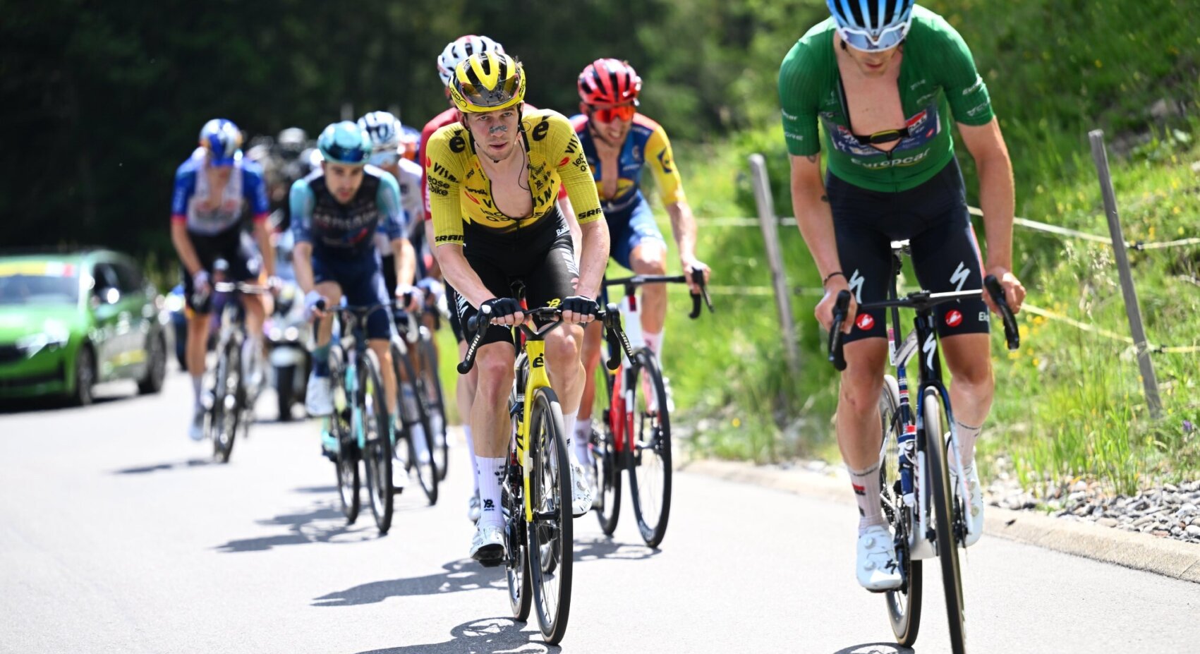 Lemmen zet ijzersterke prestatie neer met podiumplaats in koninginnenrit Tour de Suisse