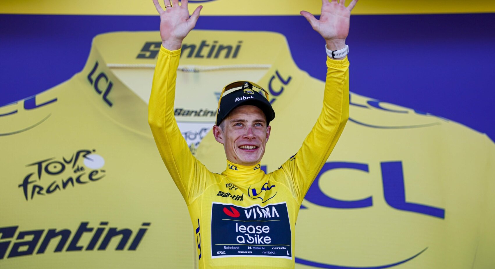 Vingegaard behoudt gele trui na sterk optreden in lastige tweede etappe Tour de France
