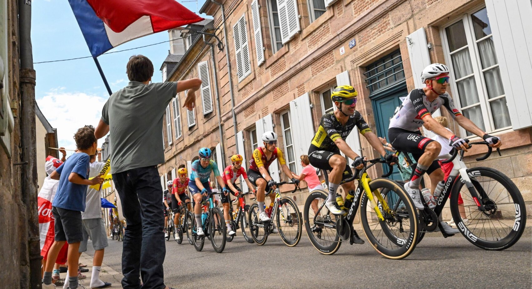 Team Visma | Lease a Bike komt razendsnelle elfde Touretappe probleemloos door