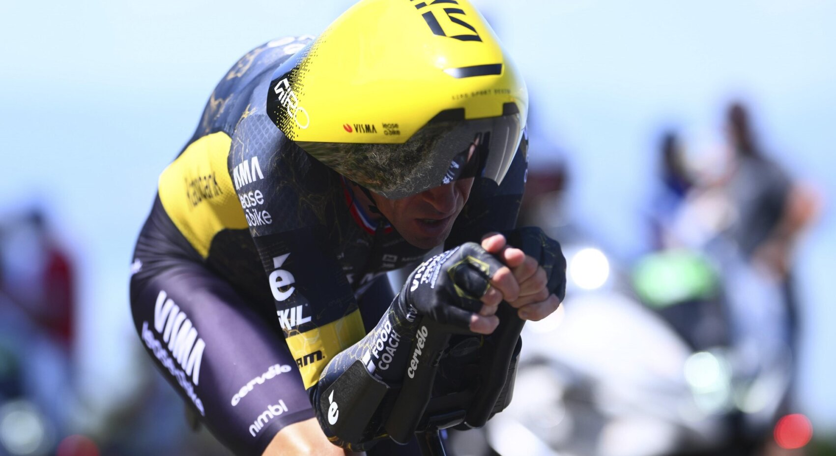 Strong Armirail secures eighth place in Tour de France time trial