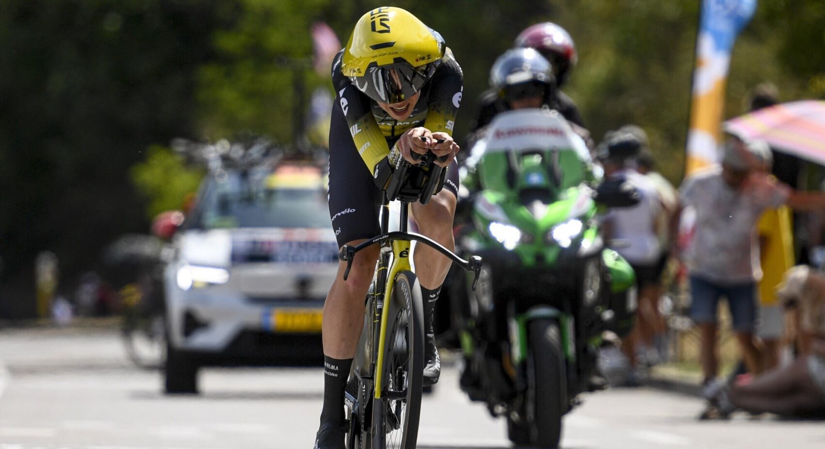 Geweldige Nooijen tweede in tijdrit Tour de France Femmes	