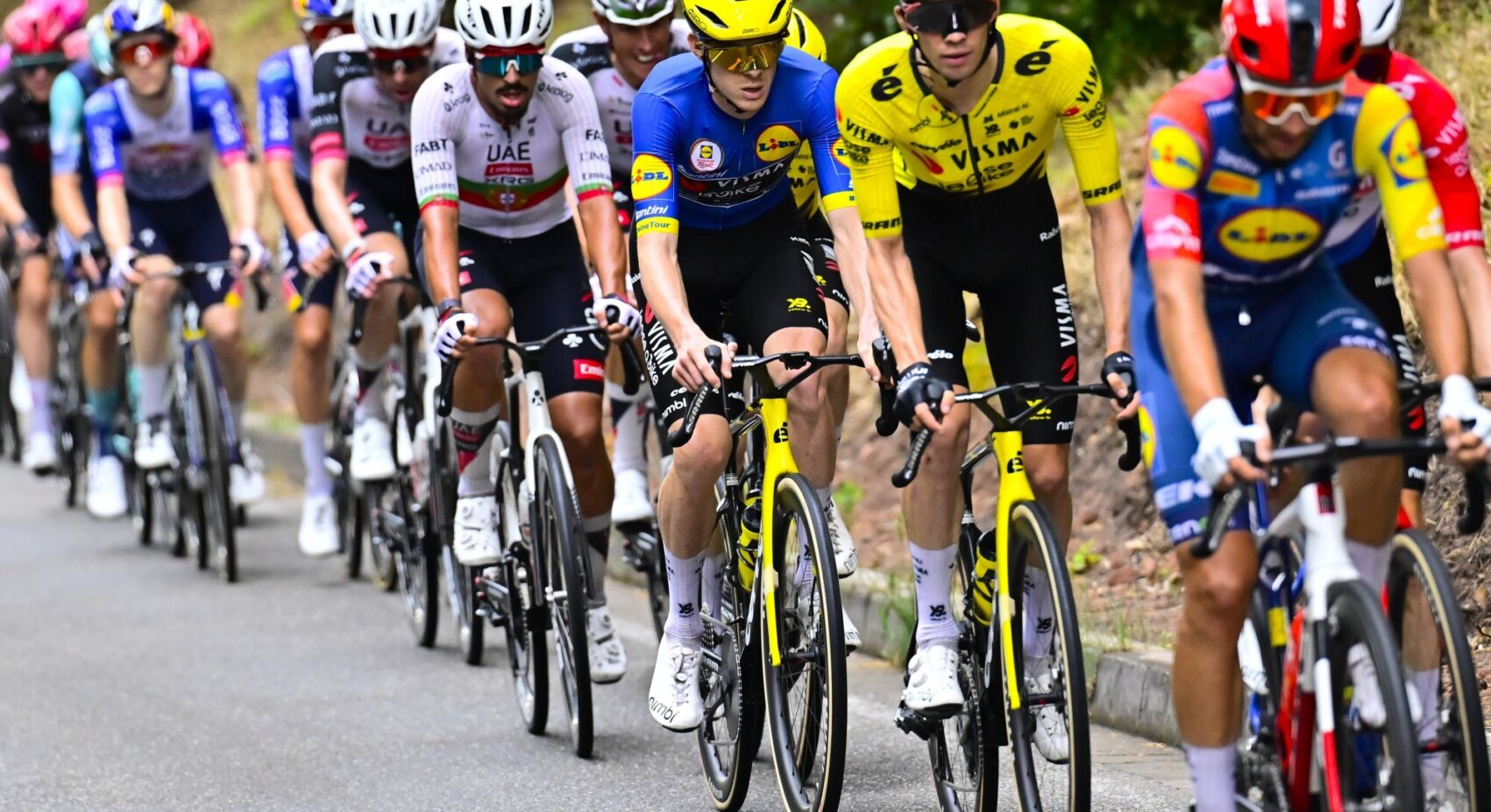 Team Visma | Lease a Bike toont strijdlust in koninginnenrit Deutschland Tour