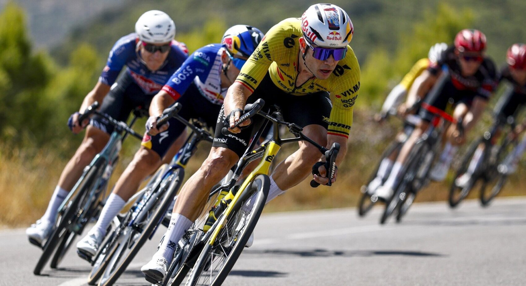 Van Aert attacks in sixth stage of Vuelta a España, Kuss finishes eleventh