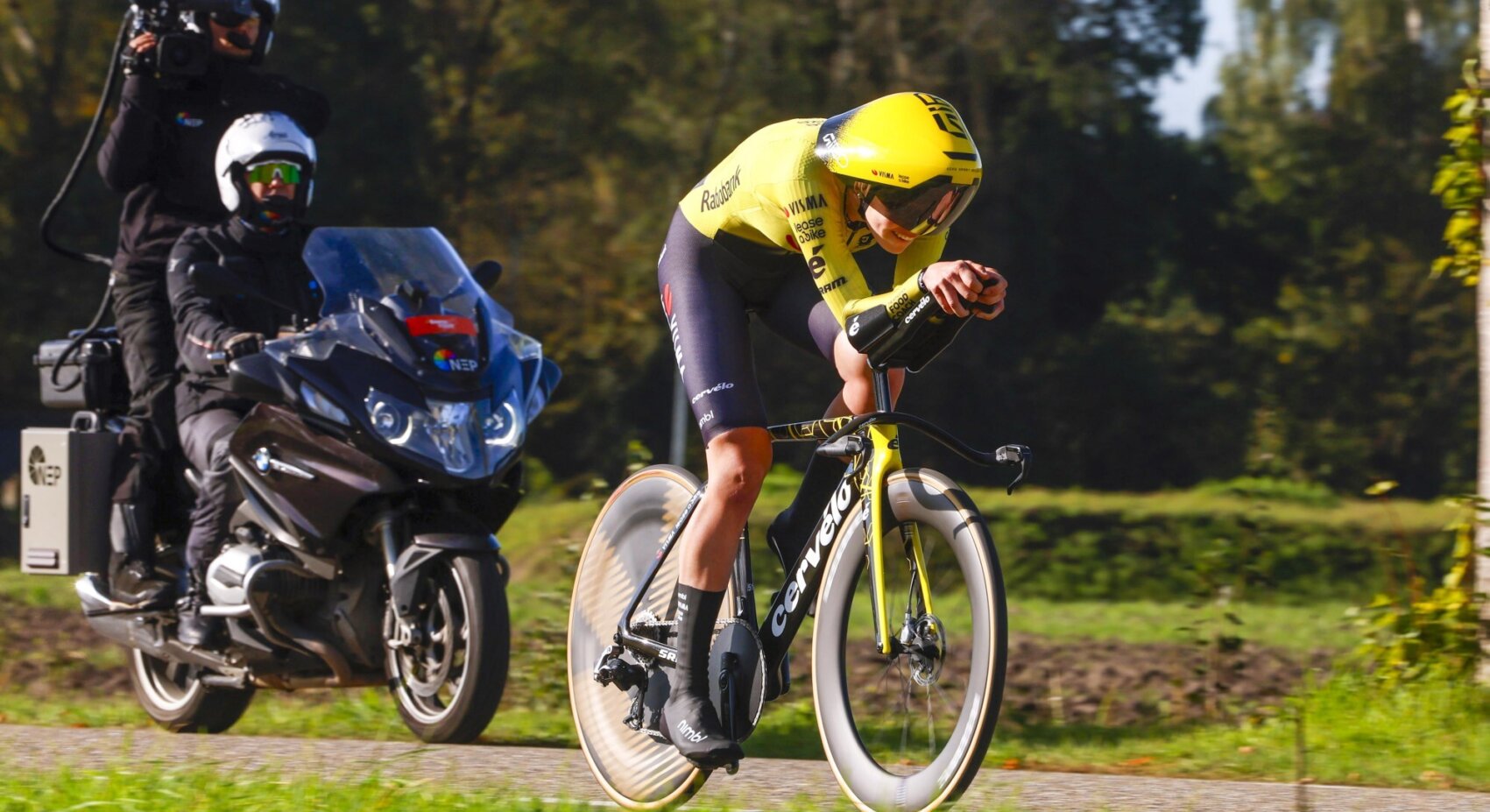 Nooijen imponeert en slaat dubbelslag in tijdrit Eneco Tour