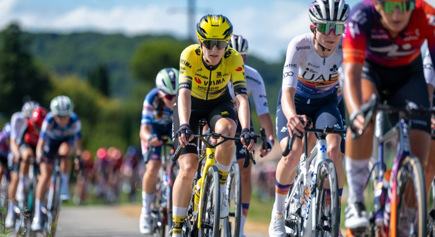 Team Visma | Lease a Bike ervaart geen problemen in derde etappe Tour de l'Ardèche	
