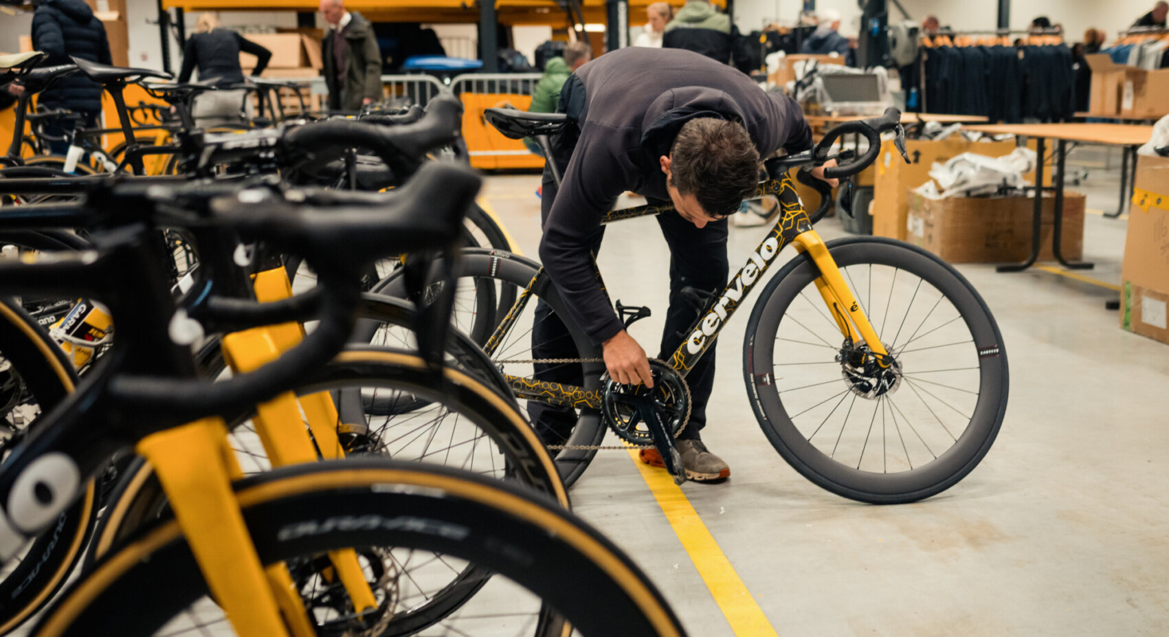 Kom naar de verkoopdagen van Team Visma | Lease a Bike