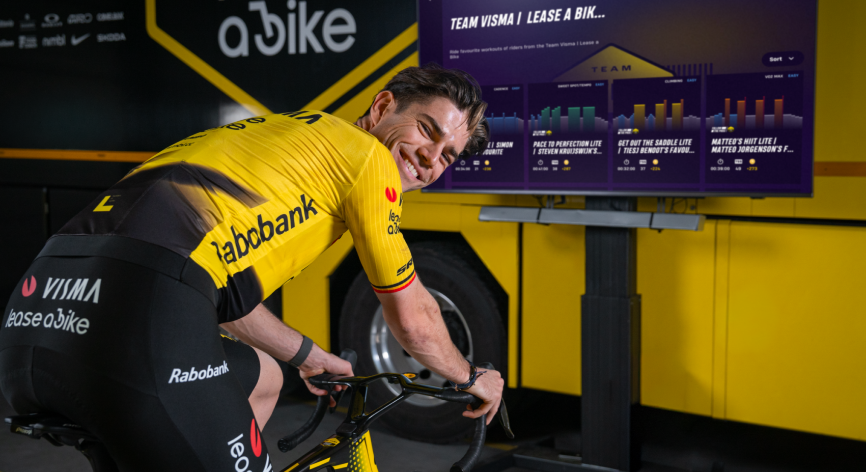 Team Visma | Lease a Bike extends partnership with ROUVY	