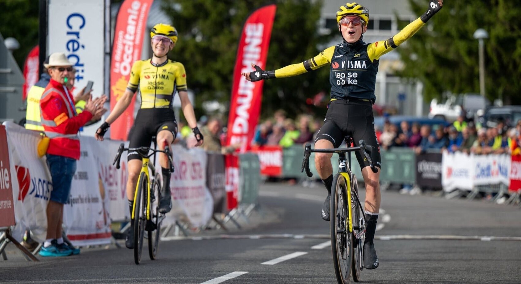 Bunel wins after impressive team performance in queen stage of the Tour de l’Ardèche, De Vries takes overall lead	