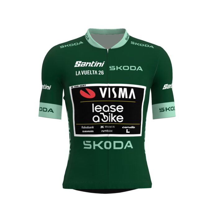 Groene trui Wout van Aert - La Vuelta 2026