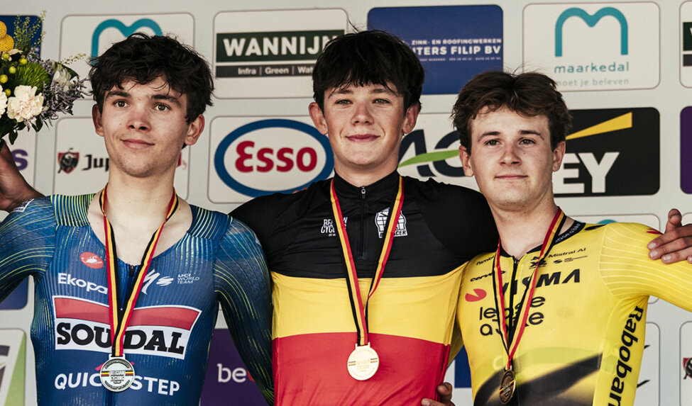 Van Kerckhove kroont zich tot Belgisch kampioen tijdrijden