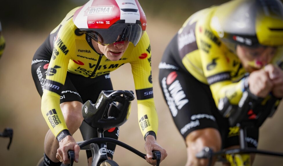 Team Visma | Lease a Bike eindigt dankzij sterk slot op plaats twee in ploegentijdrit Vuelta