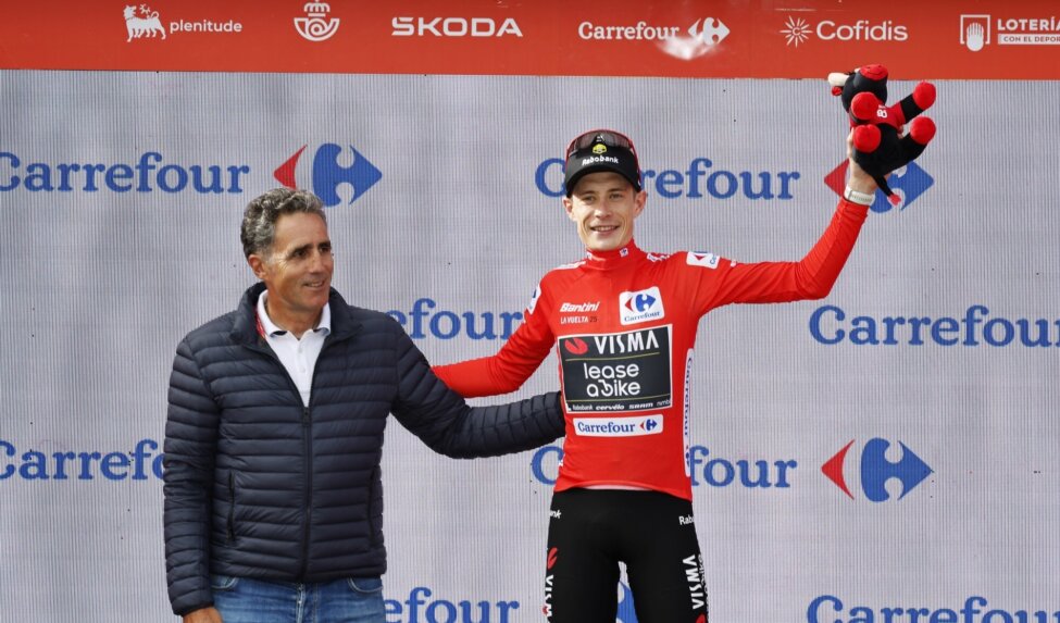 Vingegaard herovert rode trui in tiende Vuelta-etappe