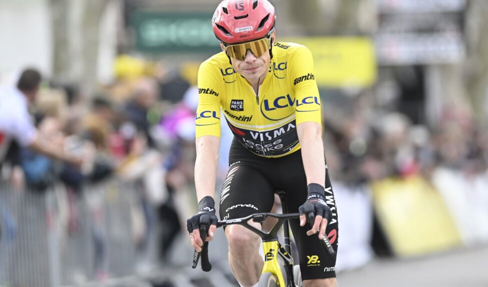 Vingegaard komt niet in de problemen en behoudt leiderstrui in Parijs-Nice