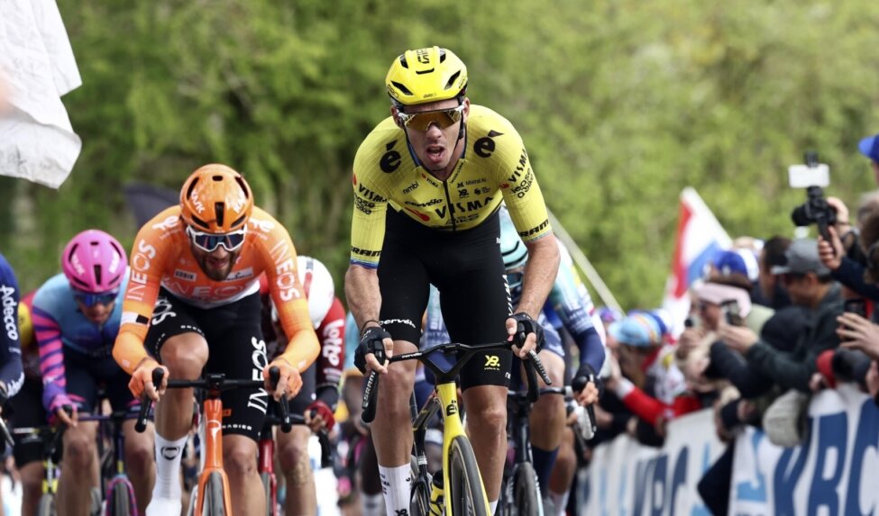 Laporte bekroont offensief Team Visma | Lease a Bike met podiumplaats in Wevelgem