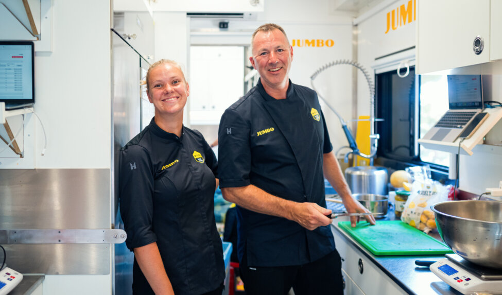 Remco Henkes and Joosje van Tartwijk: the chefs behind the team's Tour de France meals