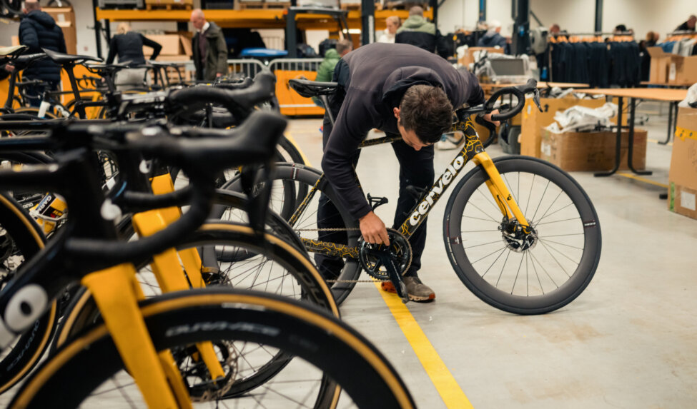 Kom naar de verkoopdagen van Team Visma | Lease a Bike