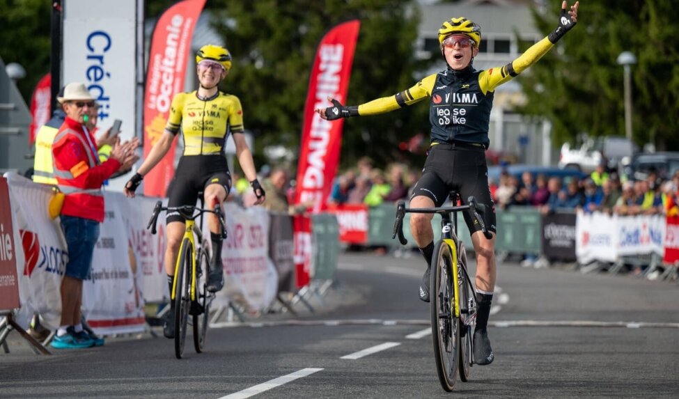 Bunel wint na indrukwekkende teamprestatie in koninginnenrit Tour de l’Ardèche, De Vries neemt leiding in het algemeen klassement over